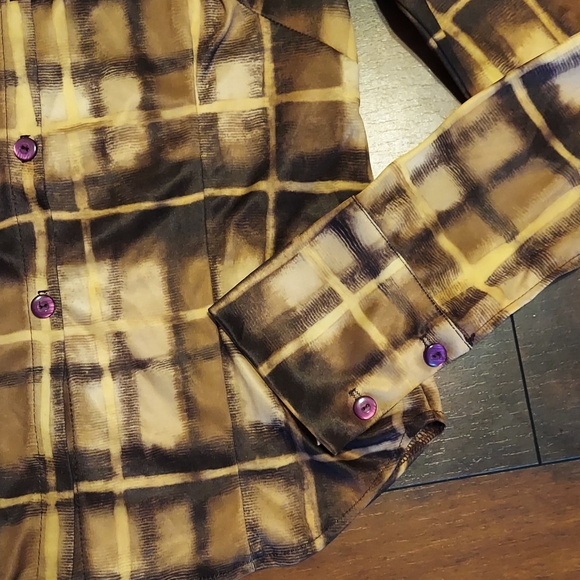 NWOT Long Sleeve Button Down Blouse - Picture 4 of 4